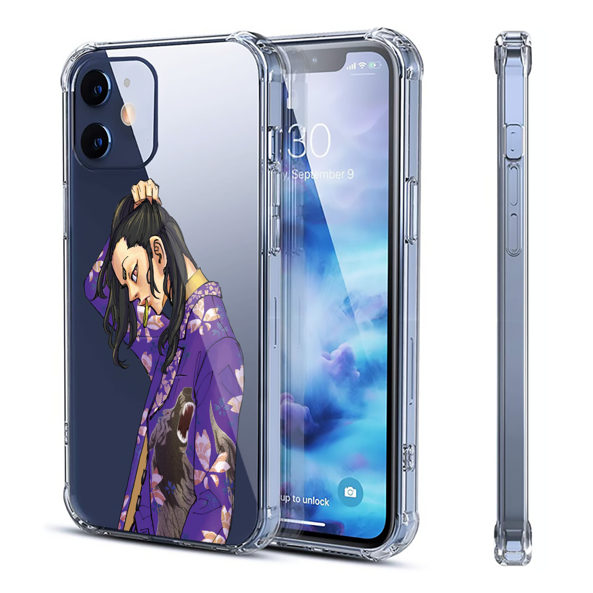（画像用） 東京リベンジャーズ Tokyo Revengers 【iPhone 12シリーズ対応】透明スマホケース（クリアソフトケース）